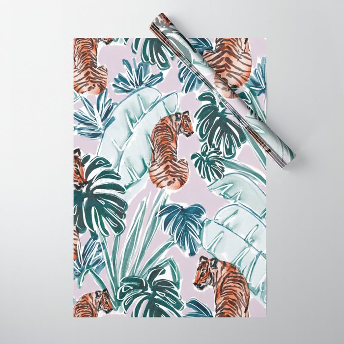 Tiger Jungle Wrapping Paper Gallery Image 1