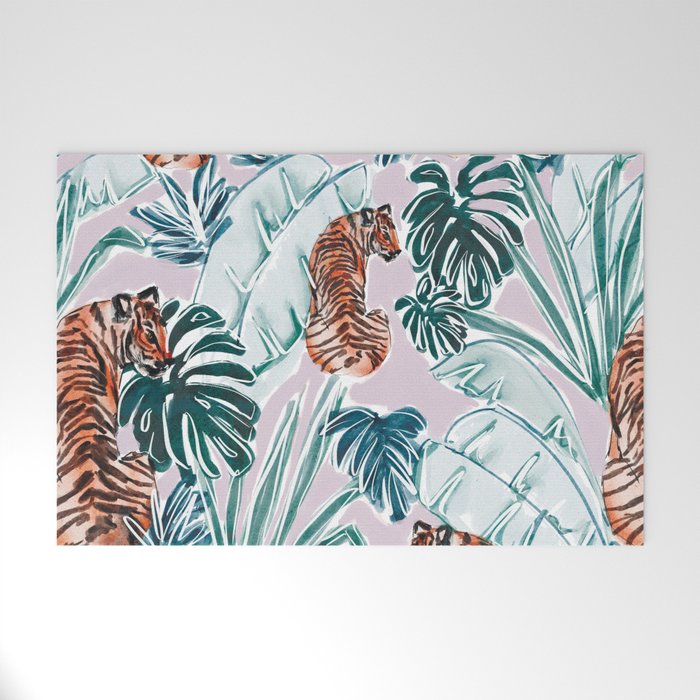 Tiger Jungle Welcome Mat Gallery Image 1