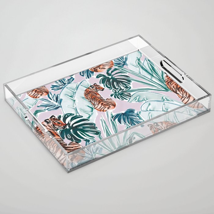 Tiger Jungle Acrylic Tray Gallery Image 1