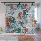 Tiger Jungle Wall Mural Gallery Image 1