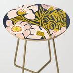 Backyard flower - modern floral illustration Side Table Gallery Image 2
