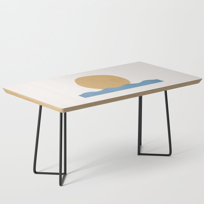 Sun Wave - Abstract Painting Coffee Table Gallery Image 1