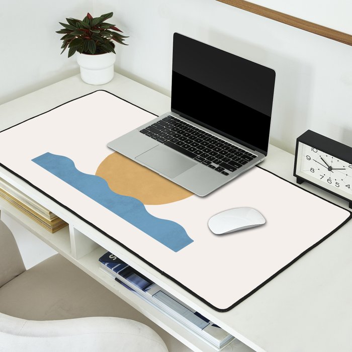 Sun Wave - Abstract Painting Desk Mat Gallery Image 2