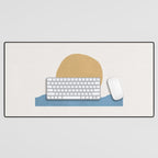 Sun Wave - Abstract Painting Desk Mat Gallery Image 1