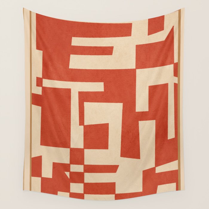 Abstract Edged Form 2 Wall Tapestry Gallery Image 4