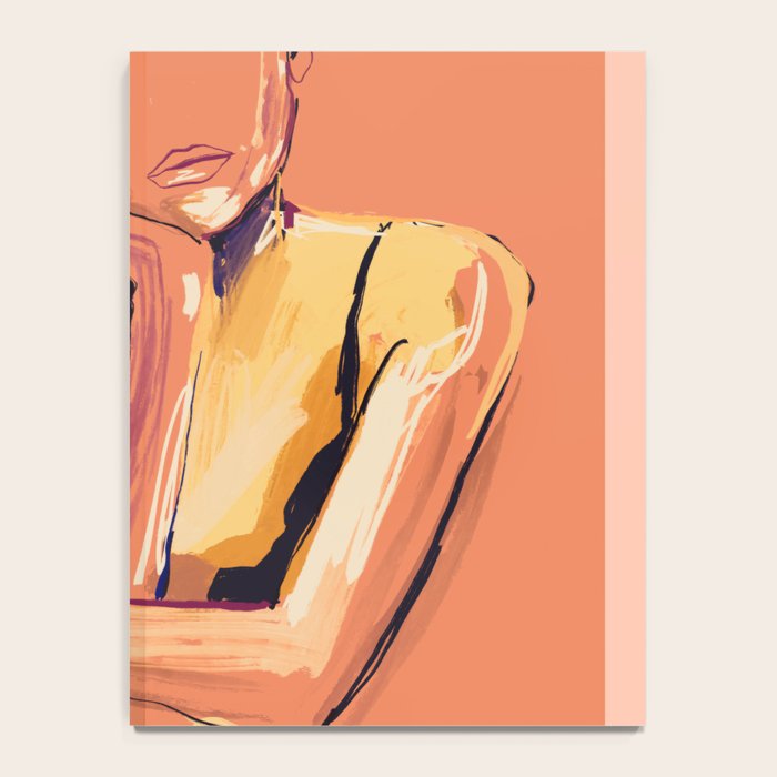 Minimal Abstract Woman 6 Notebook Gallery Image 4