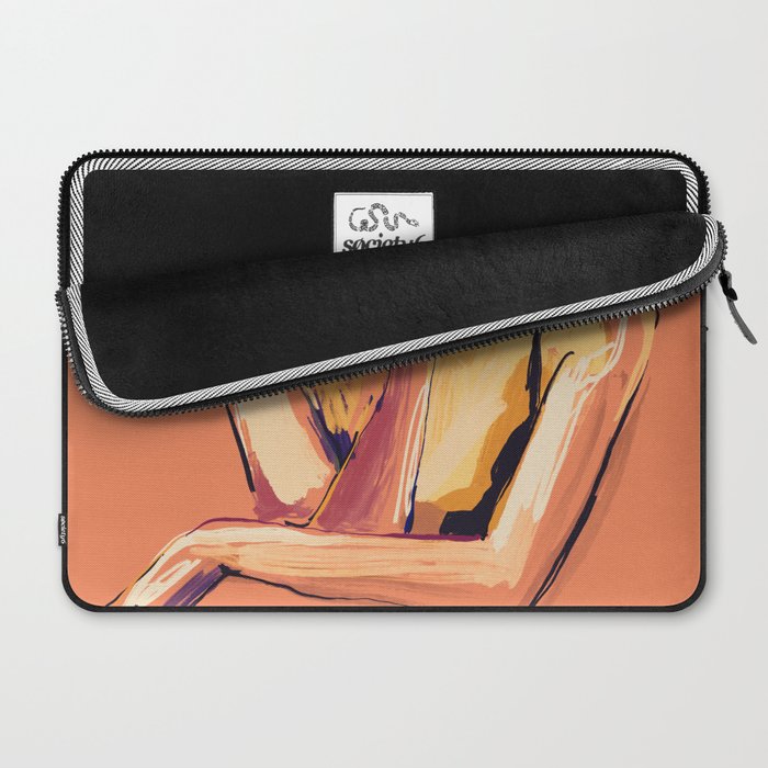 Minimal Abstract Woman 6 Laptop Sleeve Gallery Image 2