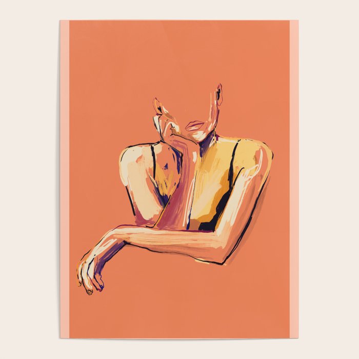 Minimal Abstract Woman 6 Poster Gallery Image 4