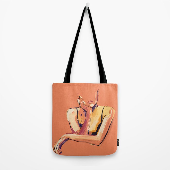 Minimal Abstract Woman 6 Tote Bag Gallery Image 2