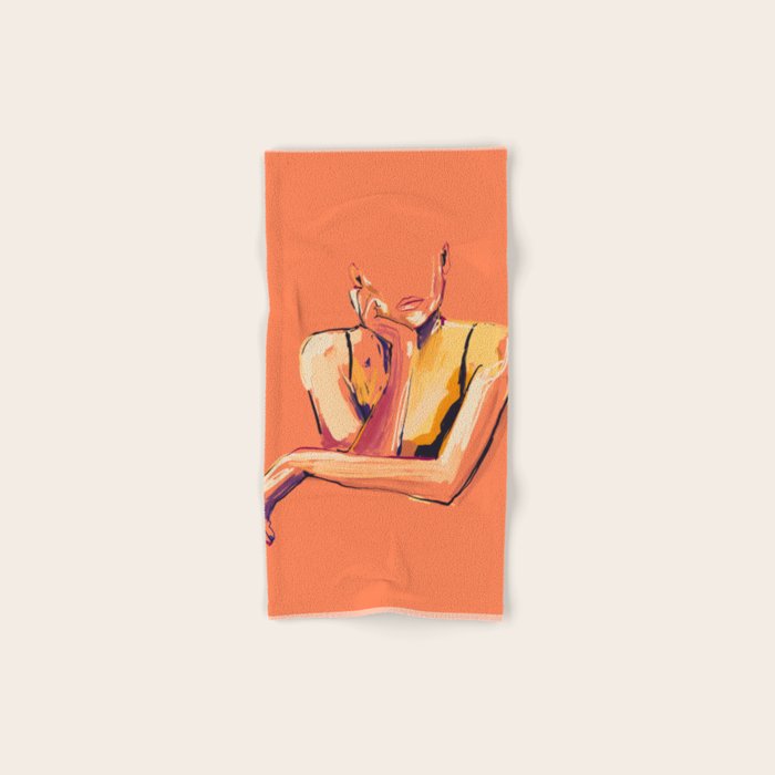 Minimal Abstract Woman 6 Bath Towel Gallery Image 1