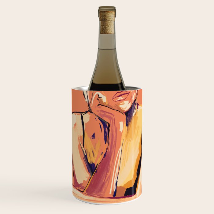 Minimal Abstract Woman 6 Wine Chiller Gallery Image 1