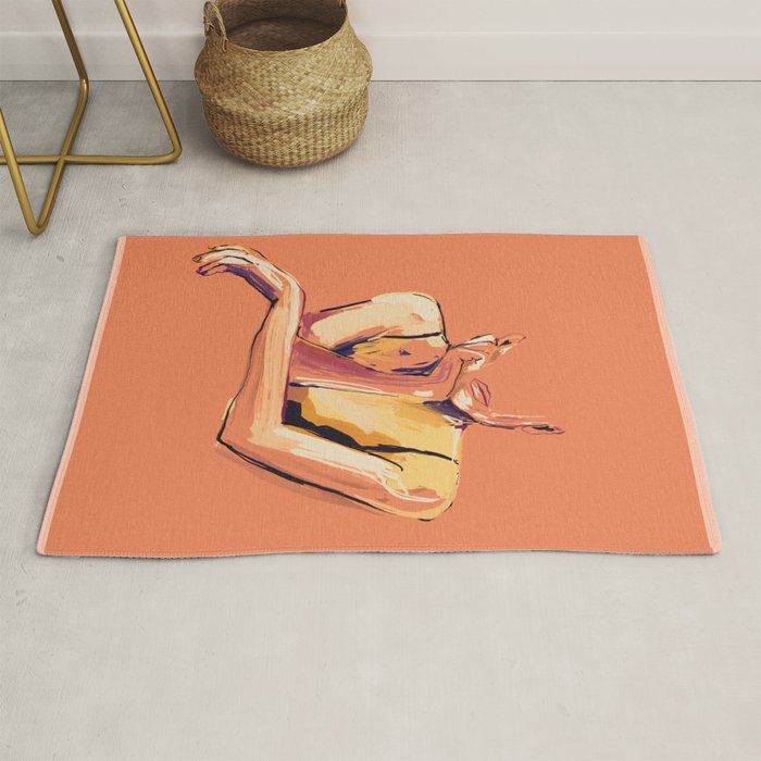 Minimal Abstract Woman 6 Rug Gallery Image 1