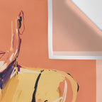 Minimal Abstract Woman 6 Wall Tapestry Gallery Image 3