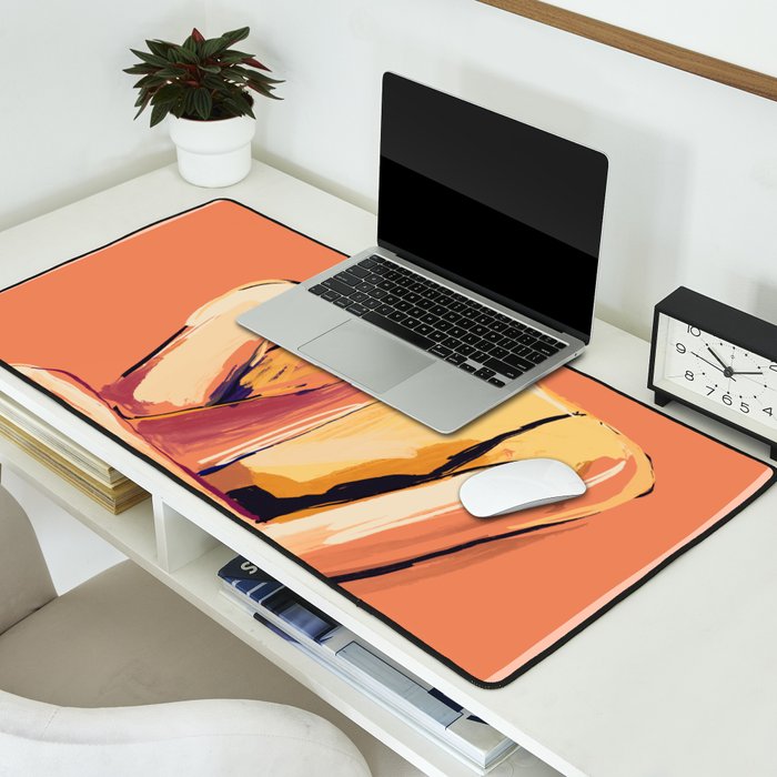 Minimal Abstract Woman 6 Desk Mat Gallery Image 2