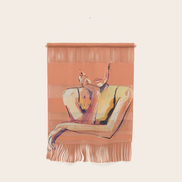 Minimal Abstract Woman 6 Wall Hanging Gallery Image 1