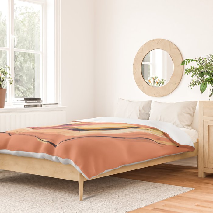 Minimal Abstract Woman 6 Duvet Cover Gallery Image 2