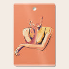 Minimal Abstract Woman 6 Cutting Board Gallery Image 1
