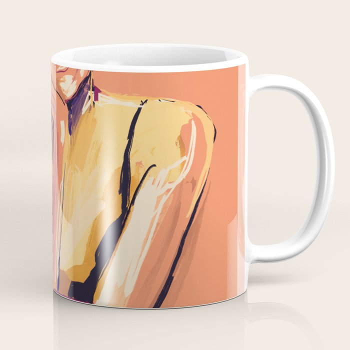 Minimal Abstract Woman 6 Coffee Mug Gallery Image 1