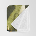 mushroom forest yoga Throw Blanket Gallery Image 3