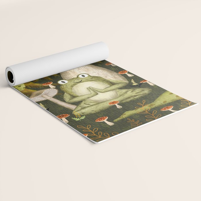 mushroom forest yoga Yoga Mat Gallery Image 2