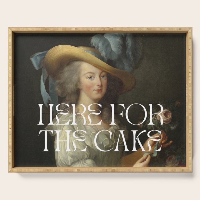 Here For The Cake Serving Tray Gallery Image 1