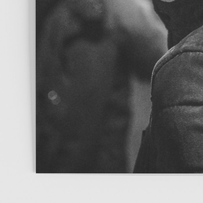 New York City cowboy night out in Black and white Poster Gallery Image 3