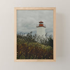 maritime lighthouse - nautical photograph travel Mini Art Print Gallery Image 1