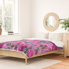  Pink Floral Garden Duvet Cover Gallery Image 2
