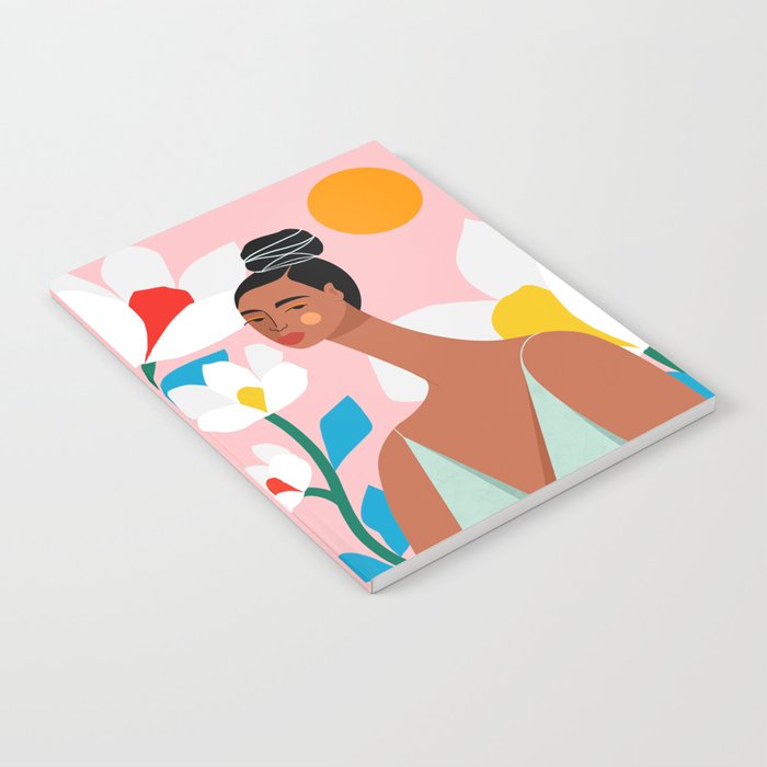 Boho Top Knot Notebook Gallery Image 1