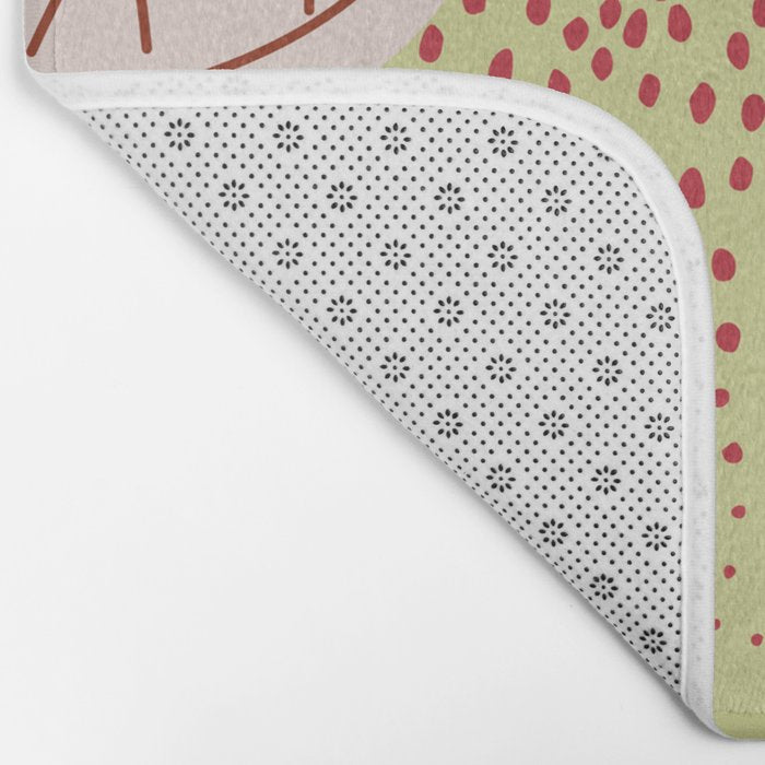 Pears abstract still life Bath Mat Gallery Image 2