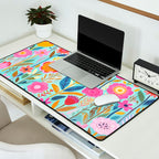 Happy Summer Groovy Flower Meadow Desk Mat Gallery Image 2