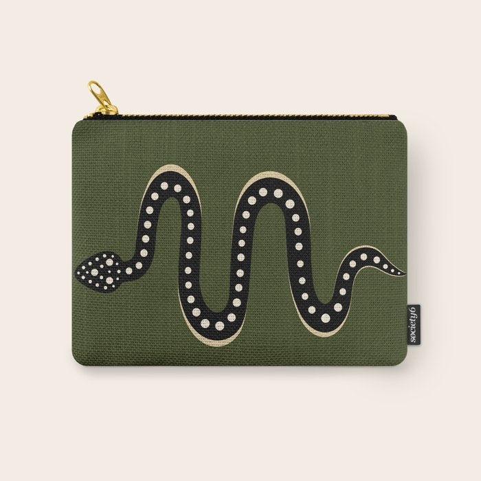 Minimal Snake XXXVI Carry All Pouch Gallery Image 1