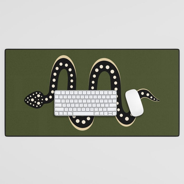 Minimal Snake XXXVI Desk Mat Gallery Image 1