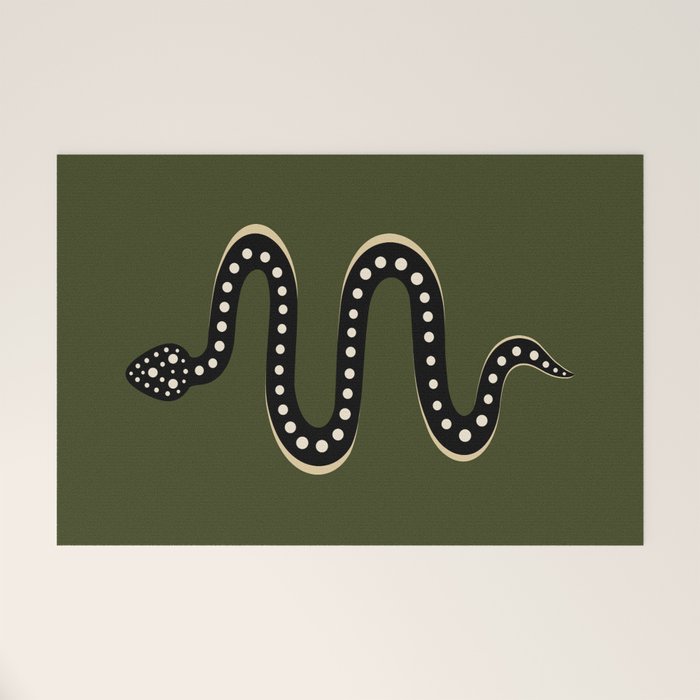 Minimal Snake XXXVI Welcome Mat – Society6
