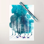 Winter Night 2 Wrapping Paper Gallery Image 1