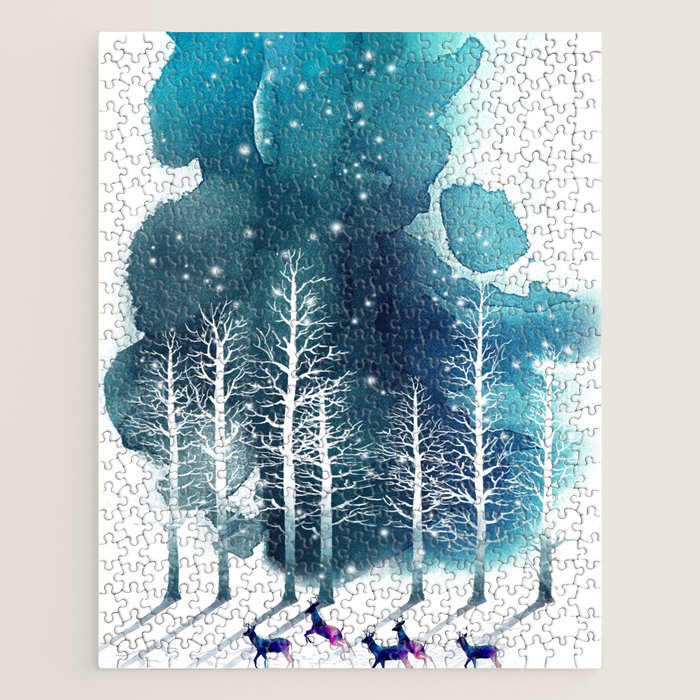 Winter Night 2 Jigsaw Puzzle Gallery Image 1