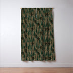 Subtle Sasquatch - Camouflage  Window Curtain Gallery Image 3