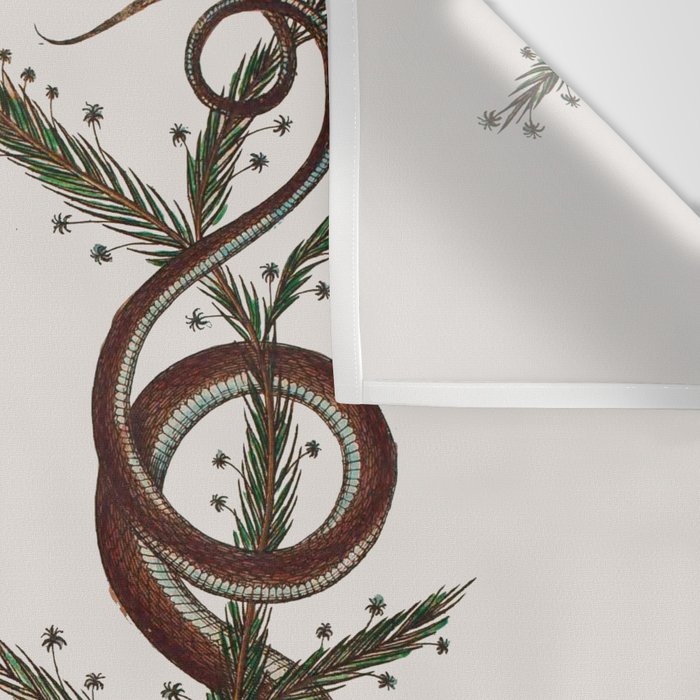 Albertus Seba Snakes  Double Spiral Vines  Wall Tapestry Gallery Image 3