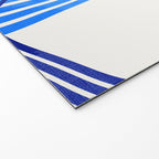 minimal organic waves blue Welcome Mat Gallery Image 2