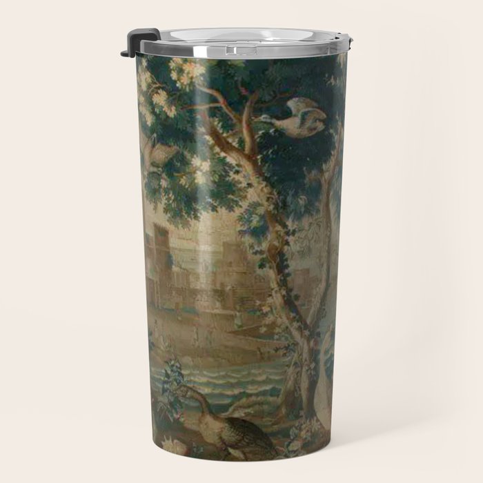 Antique French Louis XIV Beauvais Landscape Tapestry Travel Mug Gallery Image 3