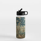 Antique French Louis XIV Beauvais Landscape Tapestry Water Bottle Gallery Image 1
