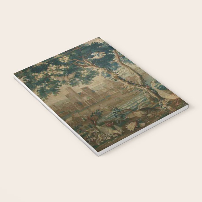 Antique French Louis XIV Beauvais Landscape Tapestry Notebook Gallery Image 3