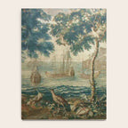 Antique French Louis XIV Beauvais Landscape Tapestry Notebook Gallery Image 4