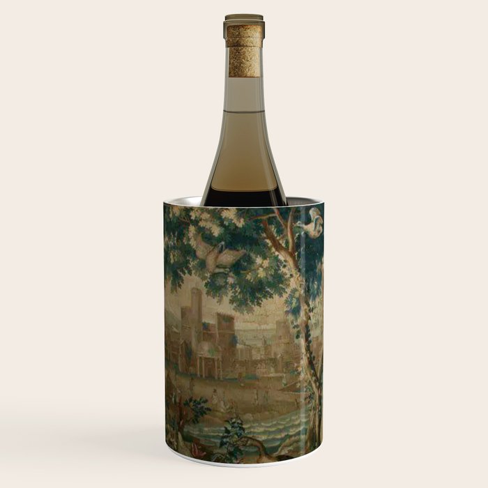 Antique French Louis XIV Beauvais Landscape Tapestry Wine Chiller Gallery Image 2