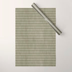 Cozy Knit Texture Grey Beige  Wrapping Paper Gallery Image 1