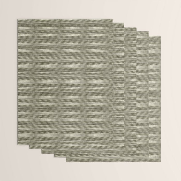 Cozy Knit Texture Grey Beige  Wrapping Paper Gallery Image 3