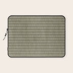 Cozy Knit Texture Grey Beige  Laptop Sleeve Gallery Image 1