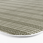 Cozy Knit Texture Grey Beige  Bath Mat Gallery Image 3