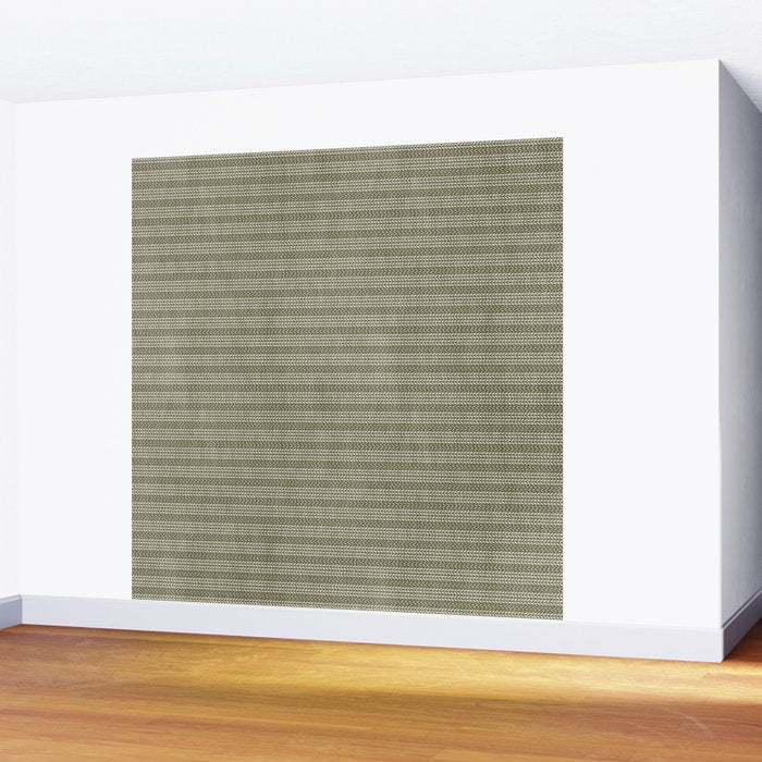 Cozy Knit Texture Grey Beige  Wall Mural Gallery Image 2
