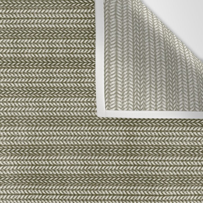 Cozy Knit Texture Grey Beige  Wall Tapestry Gallery Image 3